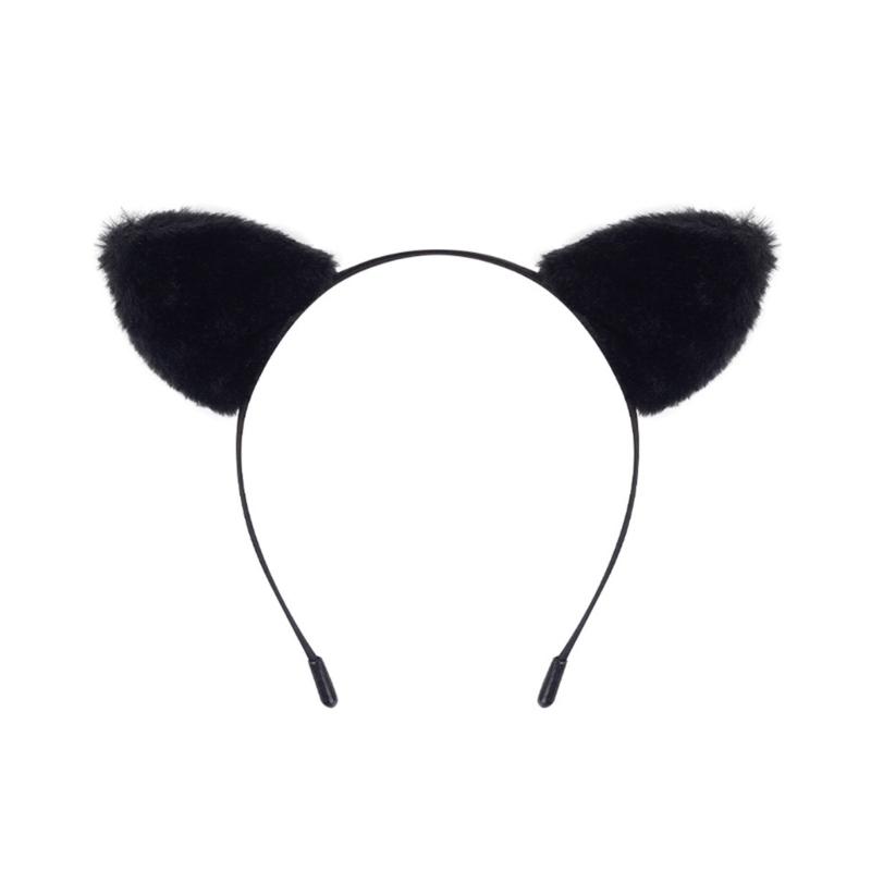 Милые Кошки Наряжаются Животные Костюмы Дети Взрослые для Косплея Кошачьи Костюмы Аксессуары, Пушистые Кошачьи Повязки на Голову Кошачьи Костюмы