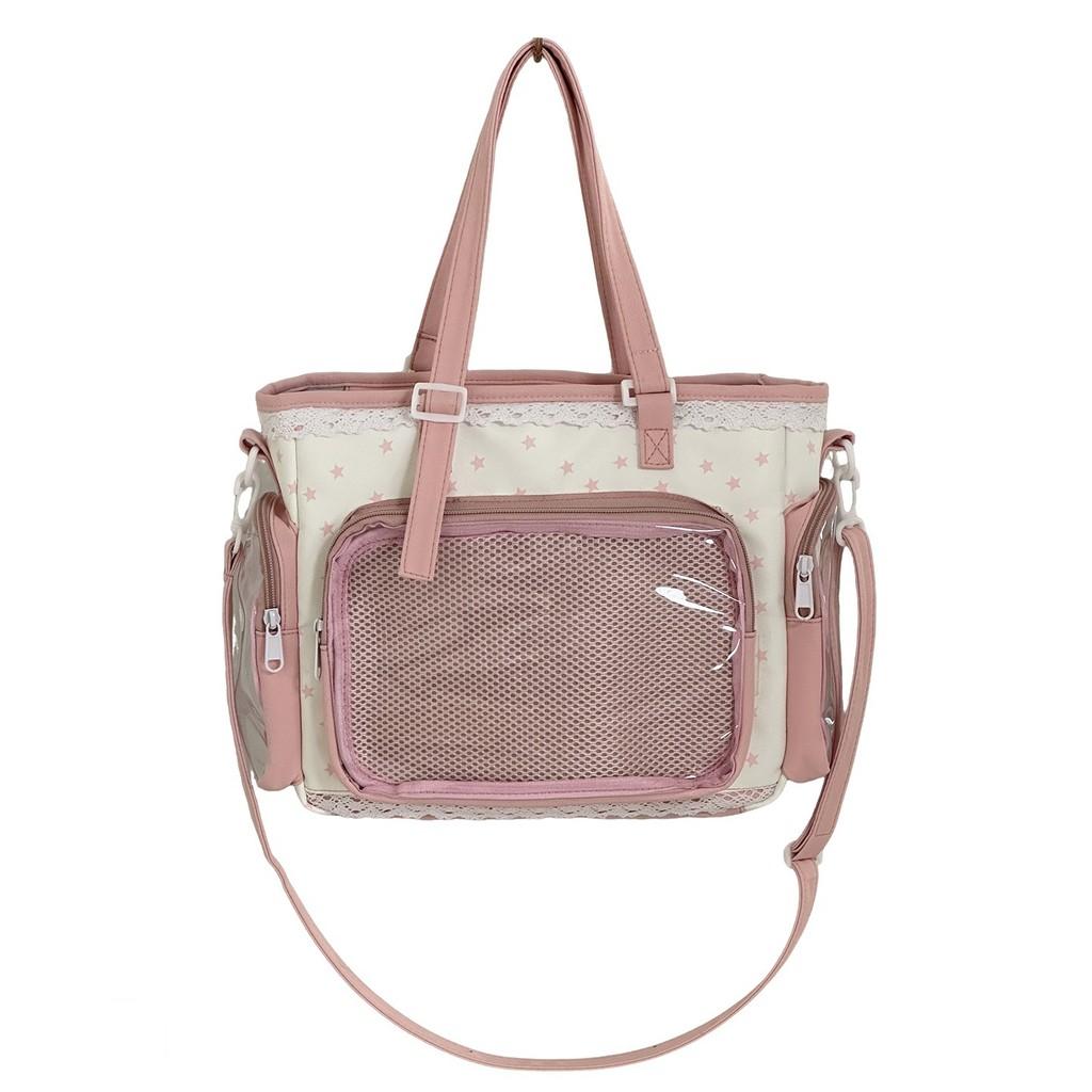 Student Tote Bag With Nylon Material And Zipper Closure For Casual School Travel Use