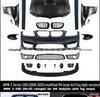 BMW 3 Series E90 Modified M4 Body Kit: M3 Front/Rear Bumpers, Grille, Hood, Side Skirts, Fenders (05-12 Models)