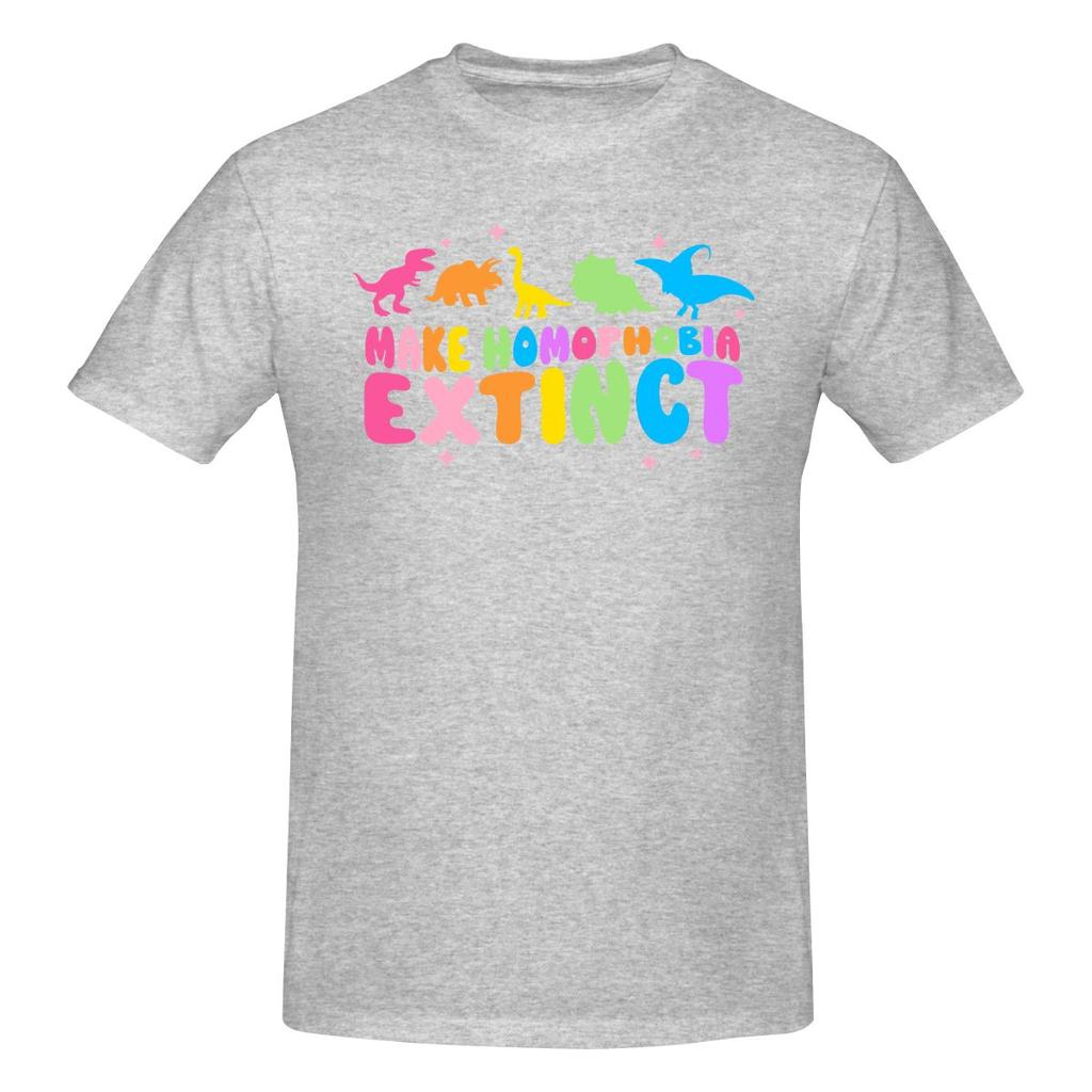 Funny Make Homophobia Extinct Unisexs Printed Tshirt Unisex T Shirtboys