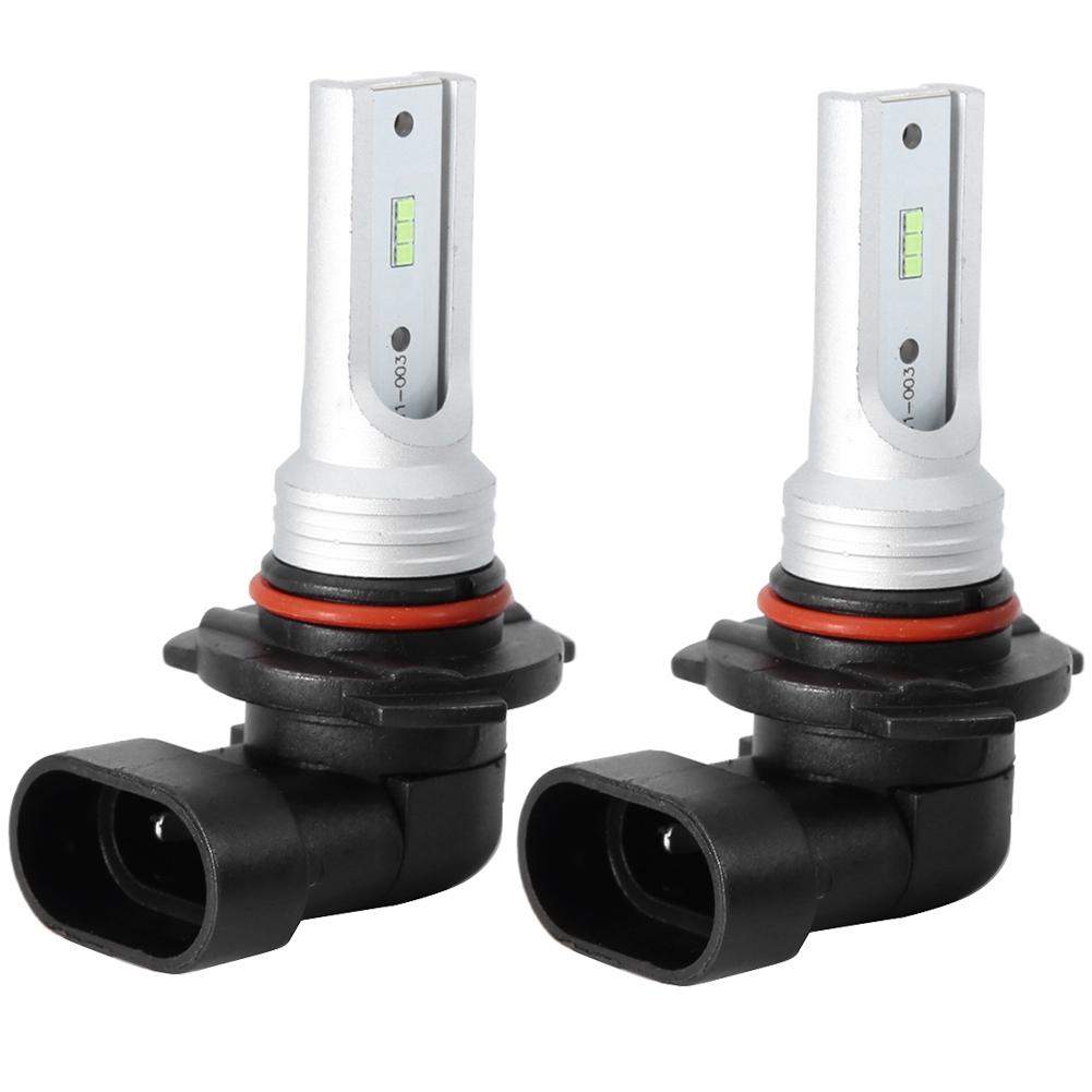 2pcs 72W 6000K White LED Fog Light Bulbs, Super Bright Decoding Car Hdlight Bulbs with Aluminum and Design, for 9145