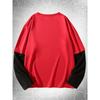 Print Pattern Loose Look Long Sleeve T-Shirt, Fashionable, Comfortable, and Versatile 2-in-1 Look Long Sleeve Top, Suitable for Various Occasions