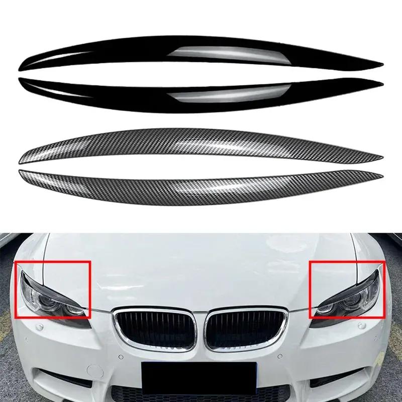 Car Headlight Headlamp Eyelids Eyebrow Cover Decoration Trim for BMW E92 E93 3 Series 2 Door Couple M3 2005-2013