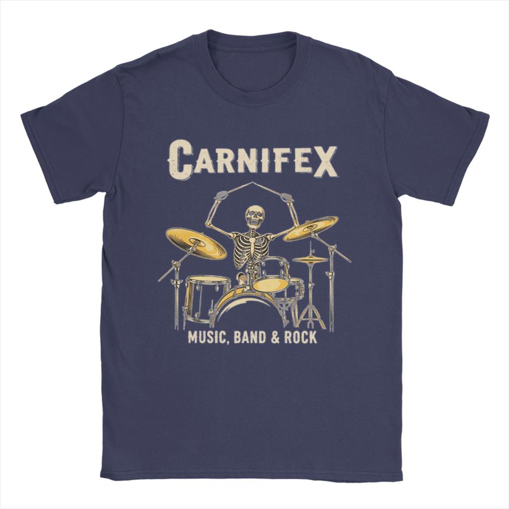 Carnifex Band T Shirt Summer 100 Cotton TShirts For Unisex Hip Hop Casual Tee Shirt ShortSleeve Y2K Basic Clothes