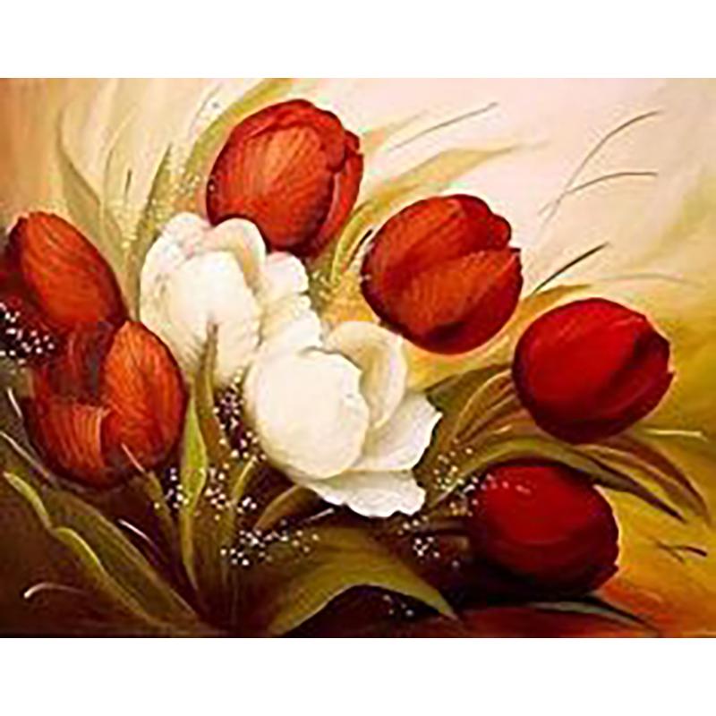 Diy Flower 5D Diamond Painting Full Round Drill Rose Resin Mosaic Diamond Embroidery Cross Stitch Kit Gift Wall Art Home Decor