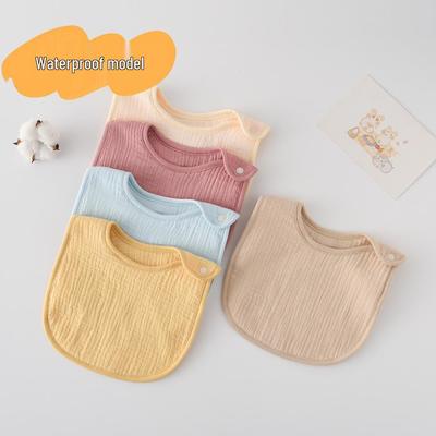 Saf Pamuk U Şekilli Bebek Önlüğü, Su Geçirmez 7 Katmanlı Tükürük Havlusu, A Sınıfı Krep Gazlı Bez Önlük.