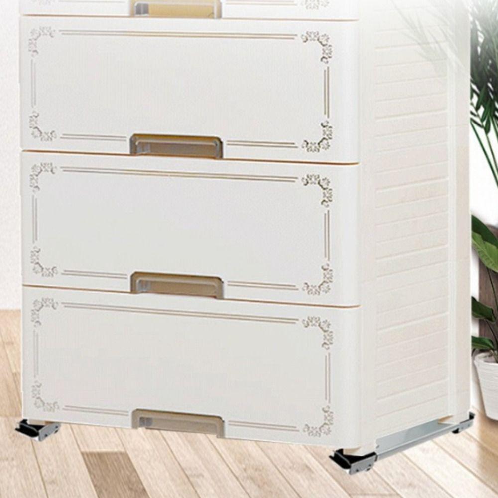 With Wheels Refrigerator Stand Durable Mobile Roller Bracket Adjustable Stand  Furniture
