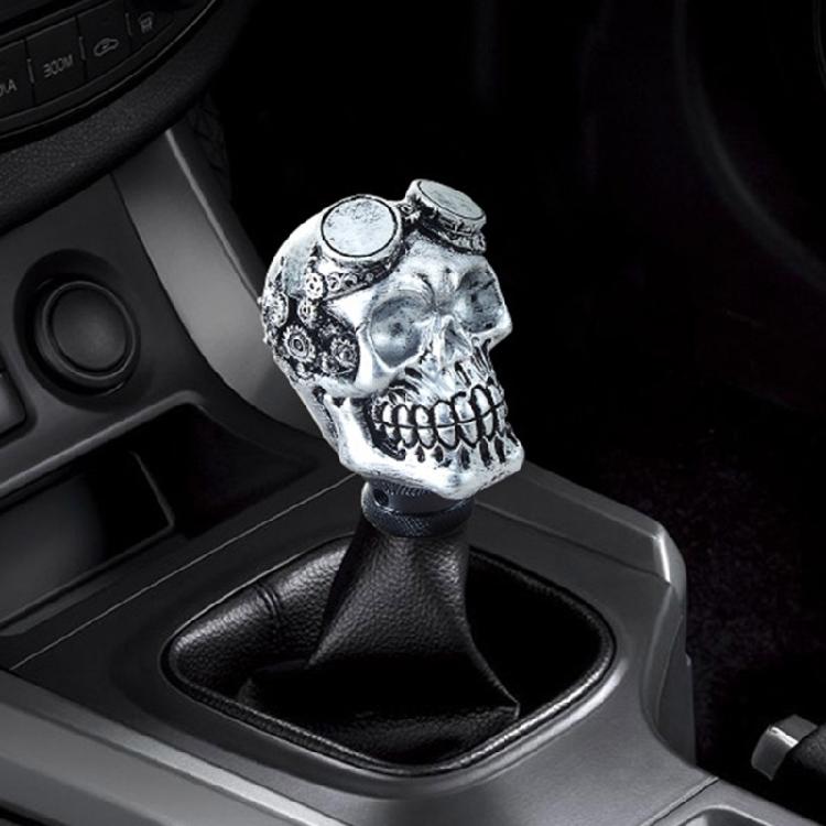 Car Interior Skull Shape Gear Shifts Knob for Manual Transmission Eye Catching Skull Manual Shifts Knob Auto Gear Lever