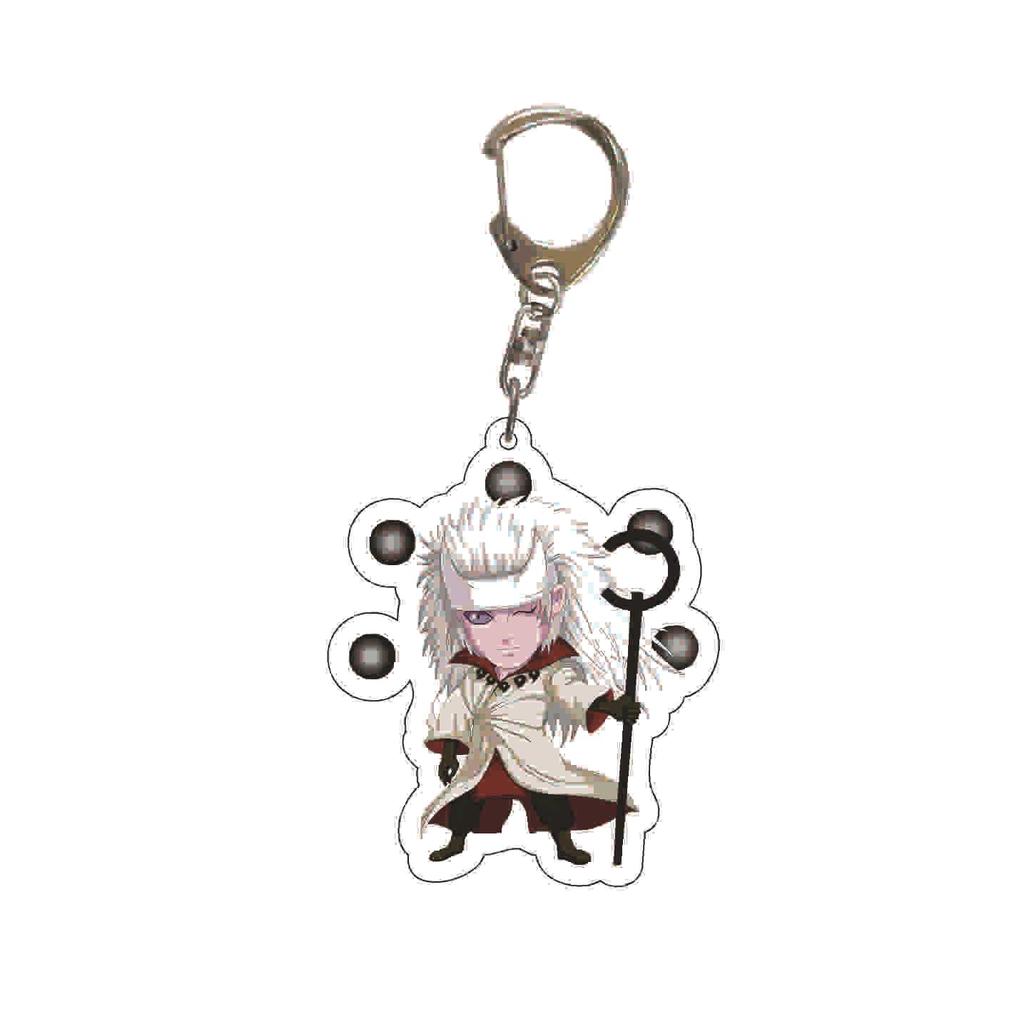 Naruto Akatsuki Pain & Sasuke Acrylic Keychain Pendant