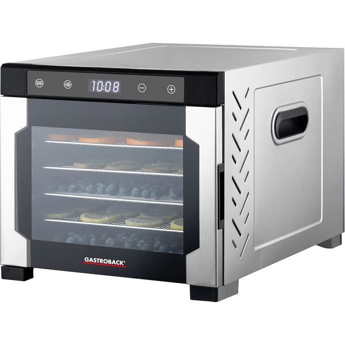 Déshydrateur - GASTROBACK - Pro - Design Élégant - Température Variable - Minuterie Intégrée