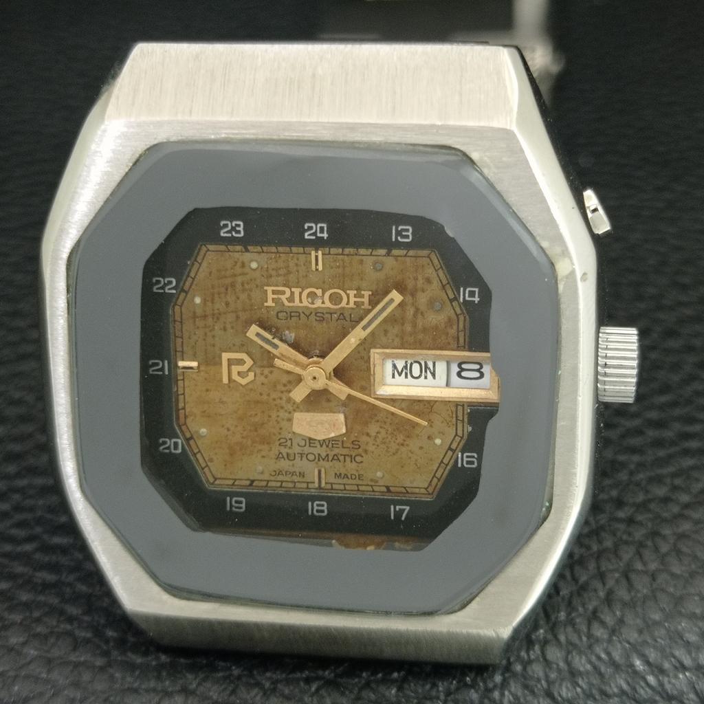 VINTAGE RICOH R31 AUTOMATIC JAPAN MENS ORIGINAL DIAL WATCH A708015-1