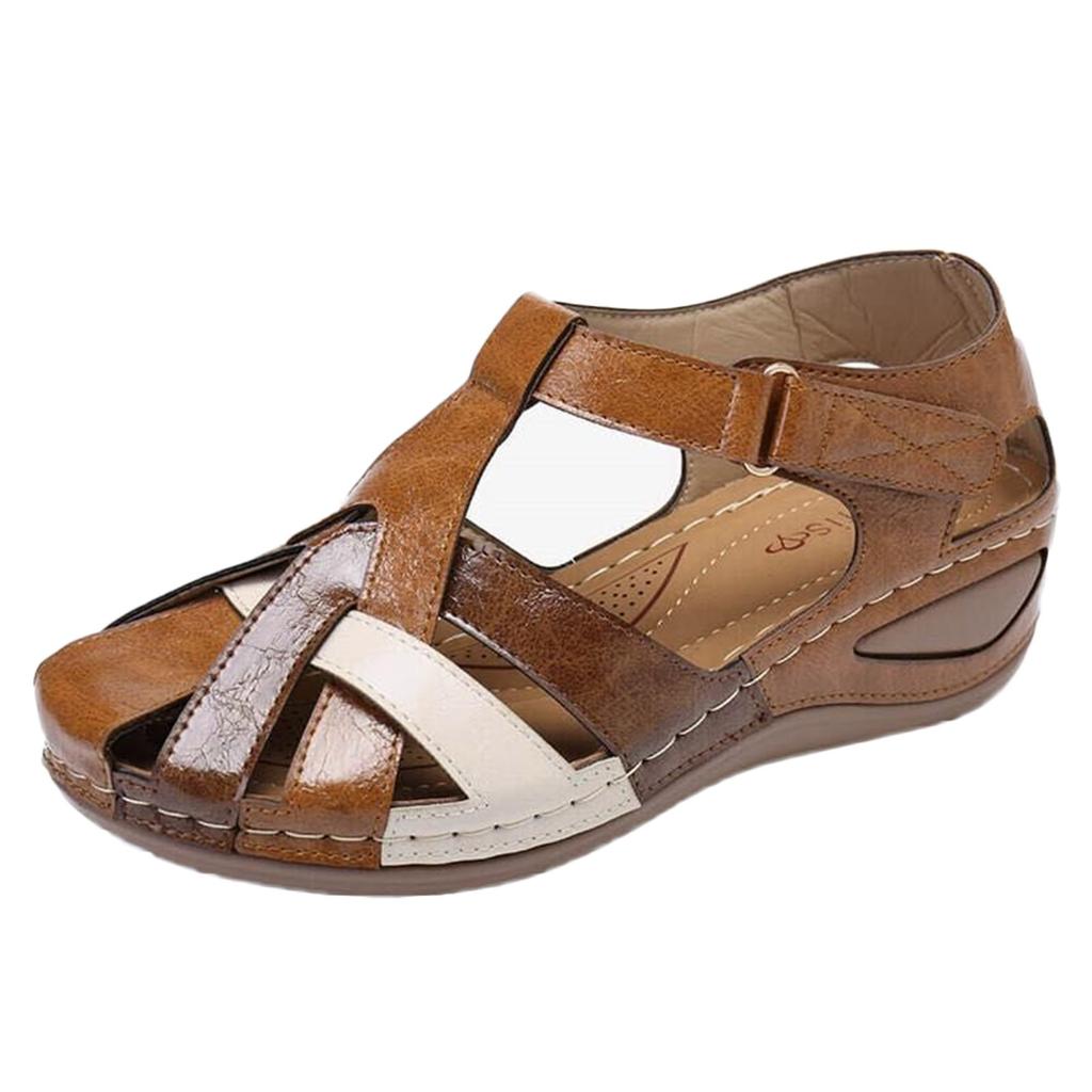  Beauty Shoes Hollow Large Size Wedge Heel Women Sandals