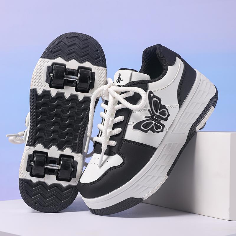 Kid`s Four Wheel Skate Roller Shoes