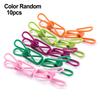 10pcs Colorful PVC Clips for Clothes Drying Photos & Papers, Multipurpose Vinyl Coated Metal Spring Clips for Home Organization