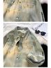 Unisex Trendy Zipper Denim Jacket: American Hong Kong Style for Spring & Autumn