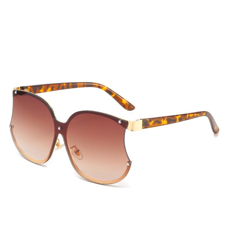 Integrated Sunglasses, Personalized Small Apple Glasses, Funny Catwalk Large-Frame Sunglasses