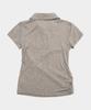 PLACE STUDIO Strap Side Shirring Slim Fit Standard Women'S Collar Soft Short Sleeve T-Shirt [Beige]