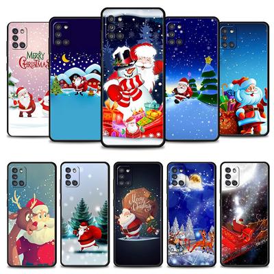 Pouzdro na telefon Samsung Galaxy A52s A73 A72 A53 A33 A32 A22 A13 A02s A21s A12 A31 A91 A51 A71 A41 A23 A11 Capa Christmas Santa