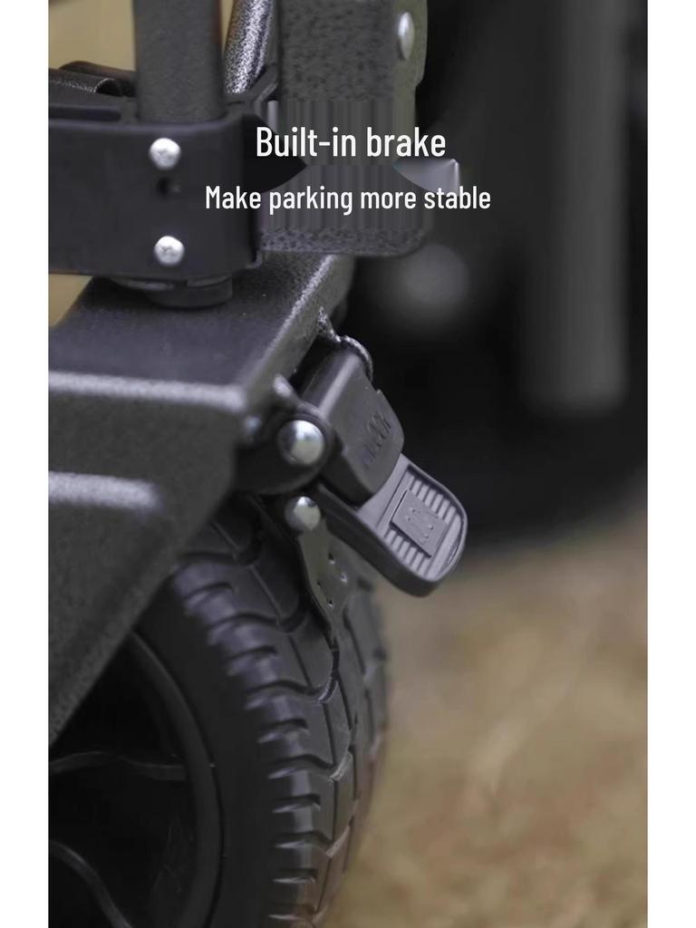 Collapsible Off-Road Metal Camping Trolley