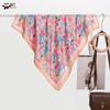 Women's Versatile Faux Silk Graffiti Scarf - Spring/Summer, Multi-Functional Hair Band or Waistband