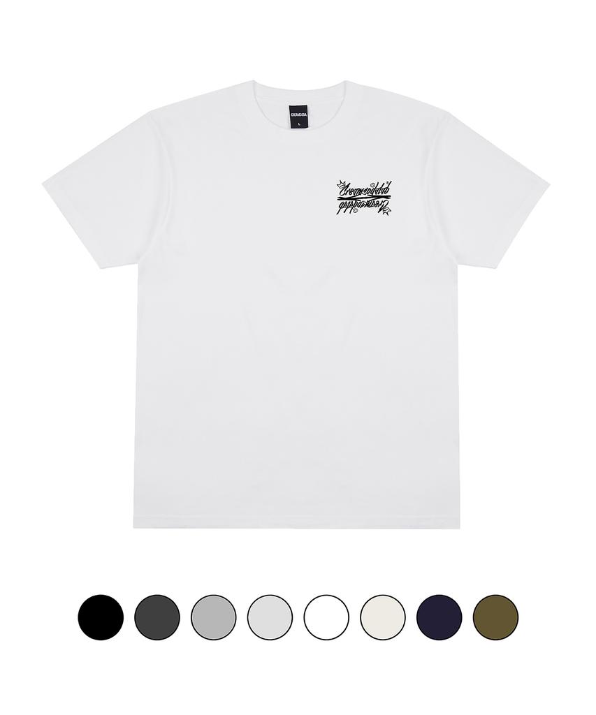 CREAM SODA LAB Crsdel Happy Language Short Sleeve T-Shirt (Type B)
