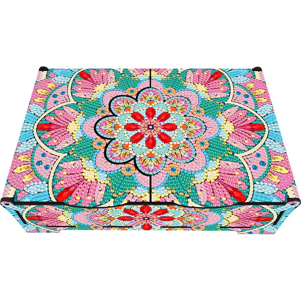 Diamond Painting Wooden Storage Box Diamond Art Storage Case DIY 5D Craft Jewelry Box