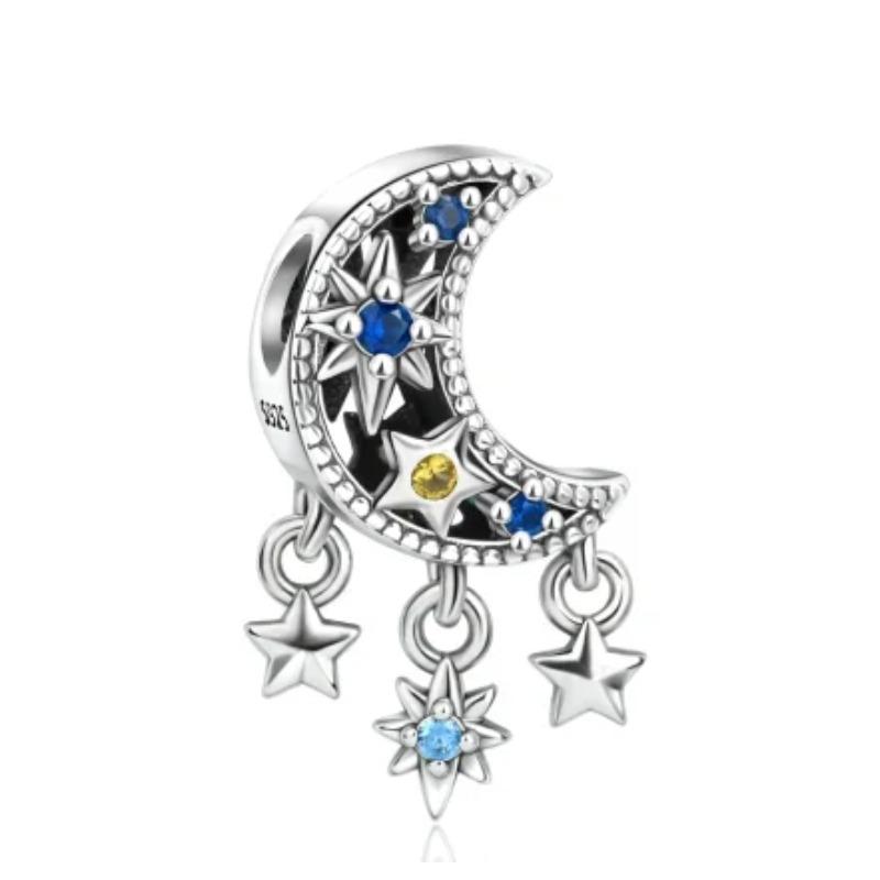 925 Silver Feather Charms Beads Dreamcatcher Lucky Pendants for DIY Bracelets Necklace Women Jewelry Gifts