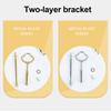 1pcs Cake Plate Stand Gold Silver Zinc Alloy 2/3 Tier