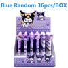 Pcs/Lot 6/36 Kuromi Erasable Gel Pen Cute 0.5Mm Blue Ink Neutral Pens Promotional Gift Office School Supplie For Kids Adults Children's Birthday Gift