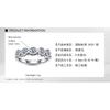 Bubble 5-Stone Moissanite Ring Minimalist Versatile Stackable Band Daily Wear Unisex