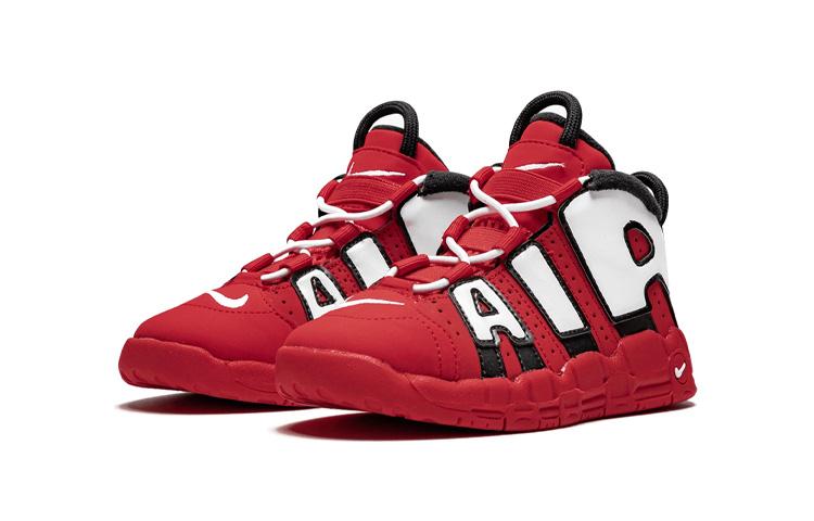 Nike Air More Uptempo University Red Zwart Wit TD CD9404-600