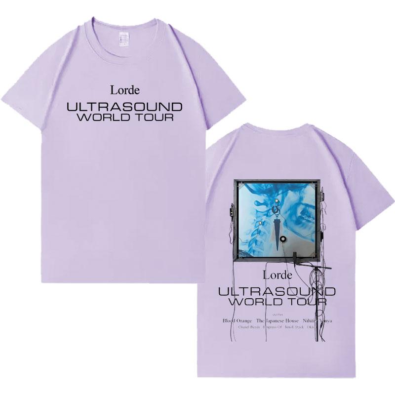 Singer Lorde Gothic Graphic Men Women Aesthetic Tshirt Cotton Harajuku High Quality Cozy Oversized Short Sleeve T Shirt Hot Sale