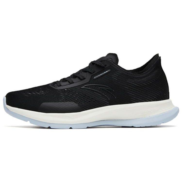 Anta Hydrogen Run V Slip Resistant Abrasion Resistant Low top Running Shoes Women's Black 122325540-3