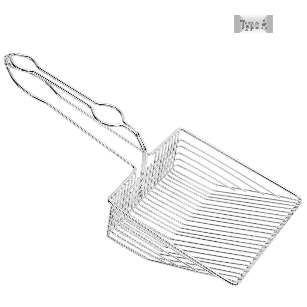 Stainless Steel Cat Litter Scoop with Fine Mesh for Tofu and Bentonite Litter