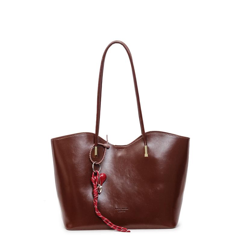 Large-capacity Retro Underarm Bag Fashionable Single-shoulder Large Bag Casual Tote Bag for Class and Commuting