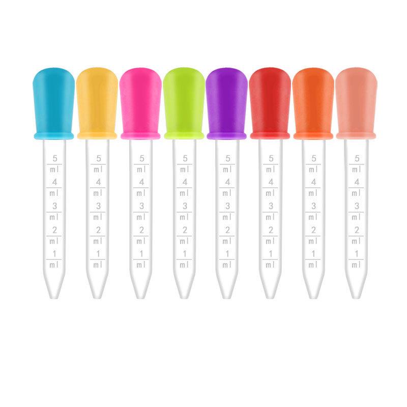 5ml Baby Medicine Dropper with Anti-Choke Design and Scale – Soft Silicone Straw