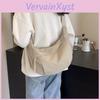 Large Bag Messenger Capacity Solid Color Female Shoulder Bag Student Dumpling Bag