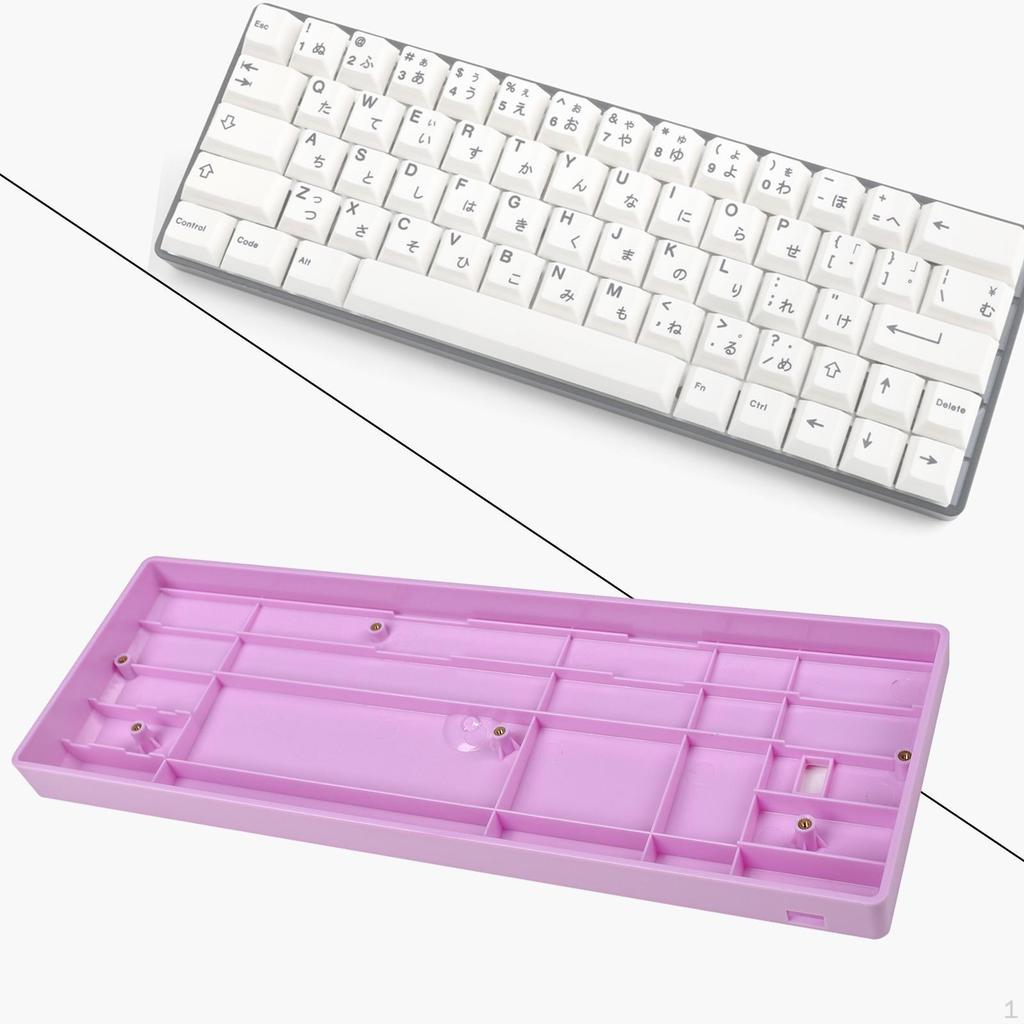 Compact Plastic Case for POKER 2 60% Mechanical Keyboard, Easy Assembly