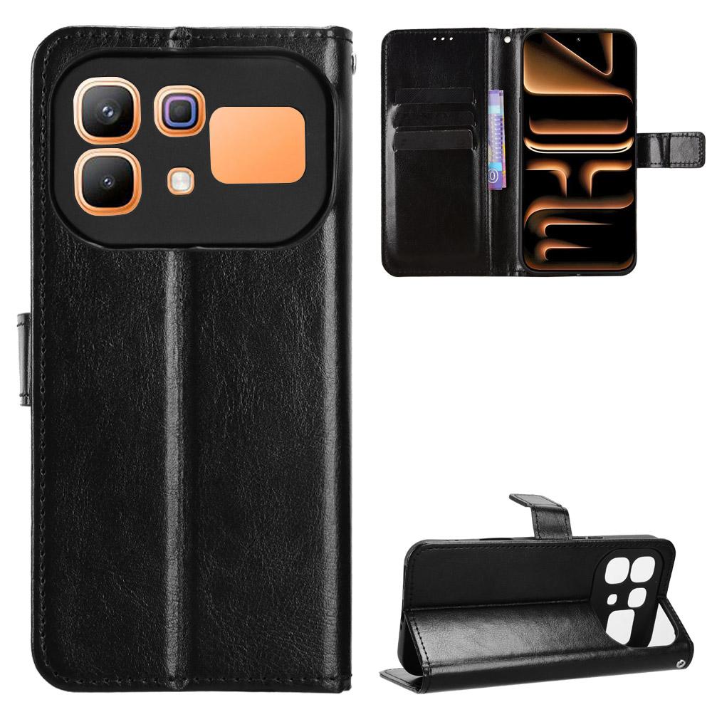 Flip Cover compatible for Infinix Note 60/Note 60 Pro PU Leather Phone Case Full-Body Protection with [RFID Blocking]