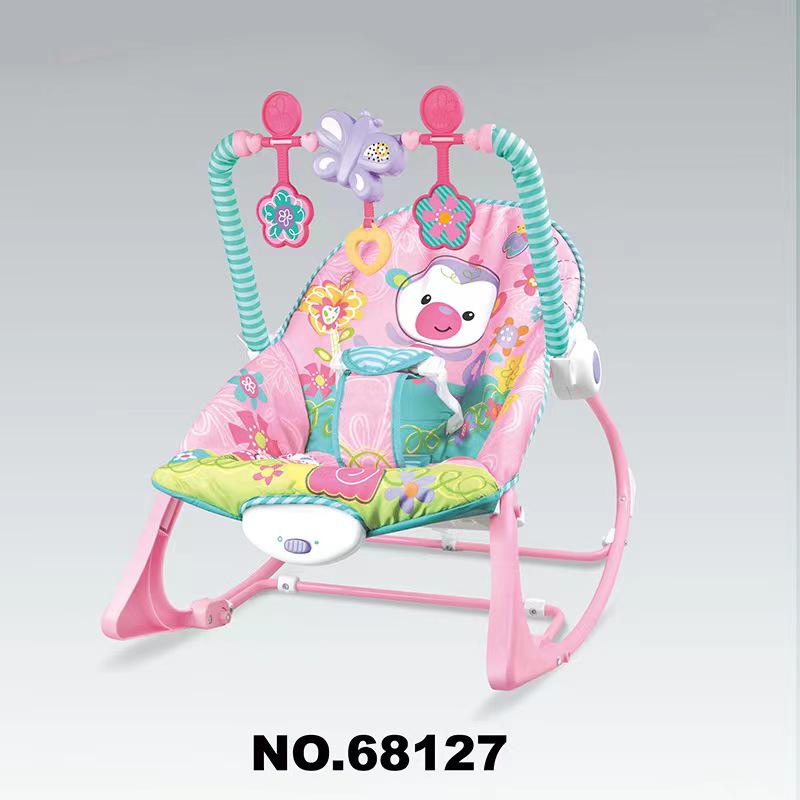Baby Electric Rocking Chair with Music & Vibration Soothing Cradle Bed