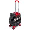 coral high Kids Black Red Anime Car Patterned Children's Suitcase 16738