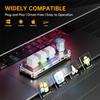 2.4G Bluetooth 3 Keys 1 Knob Customize Keyboard Macro Mechanical Keyboard Hot Swap Mini Keypad E-sports Game Copy Paste Shortcut