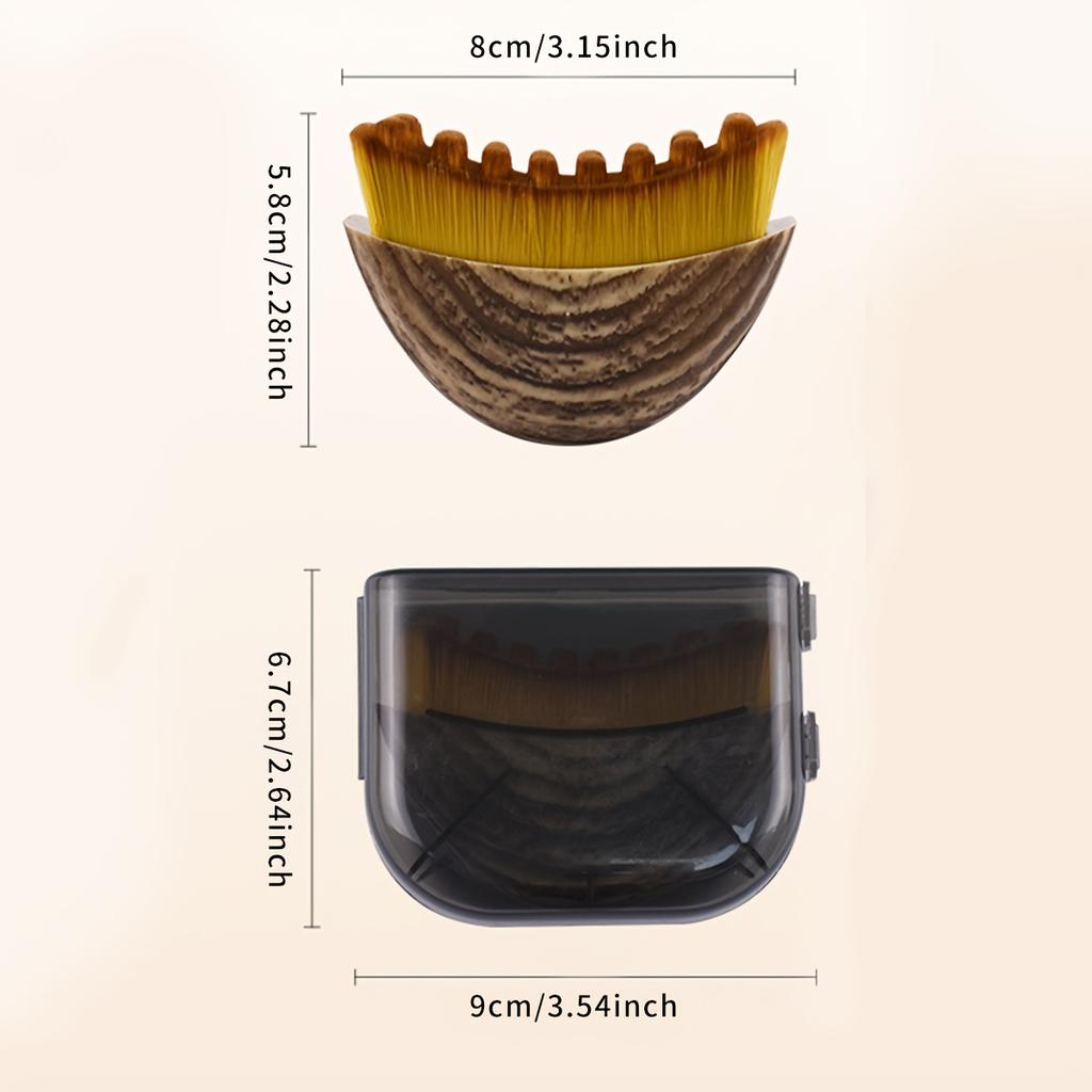 Portable Facial Lymphatic Drainage Massager / Contouring Brush - Soft / Free Skincare Tool, Lymphedema, Sensitive Light Beige