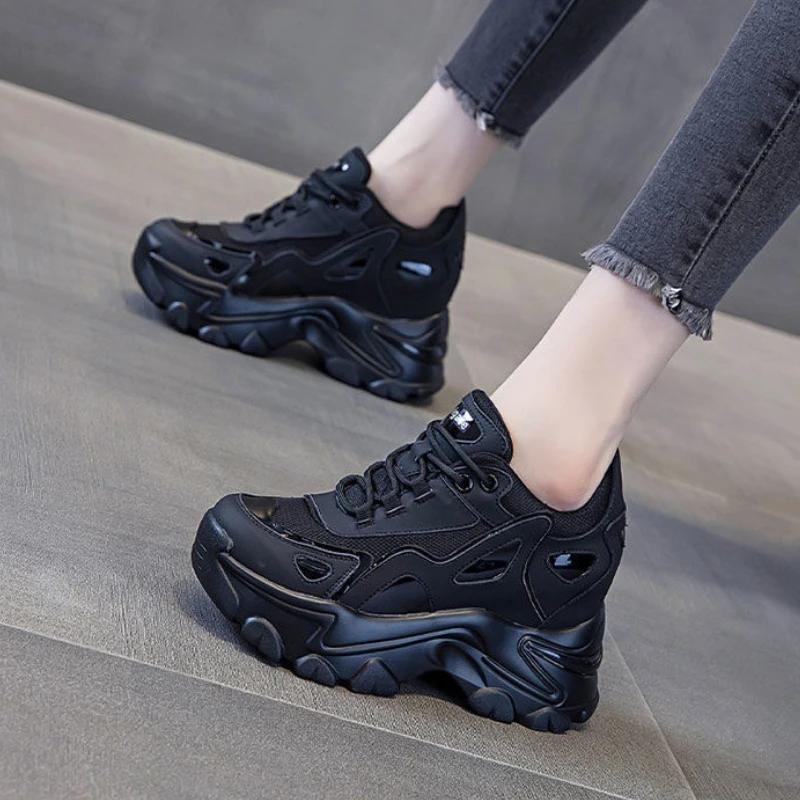 Модные женские внутренние высокие одинарные туфли 2024 года — фото 3