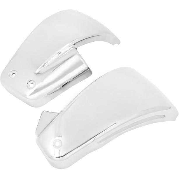 Battery Side Fairing Covers Chrome Left & Right Panels Fit for Harley M8 Softail Breakout FXBR FXBRS Fat Boy FLFB FLFBS 2018-2023