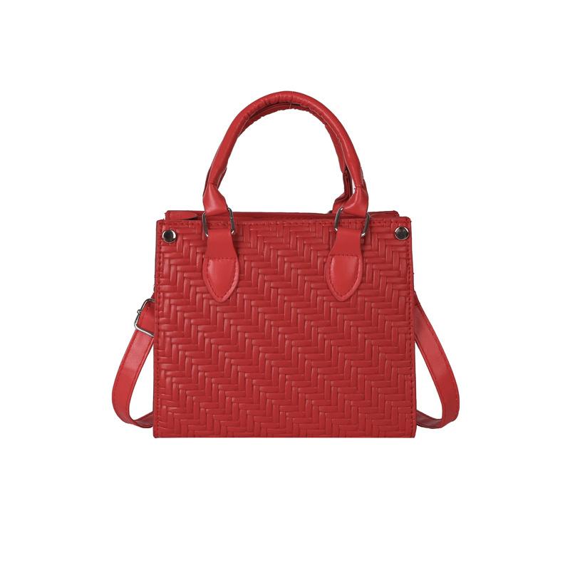 

Autumn new women s bag simple handbag temperament shoulder bag casual commuter messenger bag is popular today червоний
