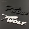 Lczbn5 3D Wolf Racing Car Trunk Zinc Alloy Emblem Rear Body Tailgate Accessories Adhesive Styling Badge for Ford Focus ST Mustang GT