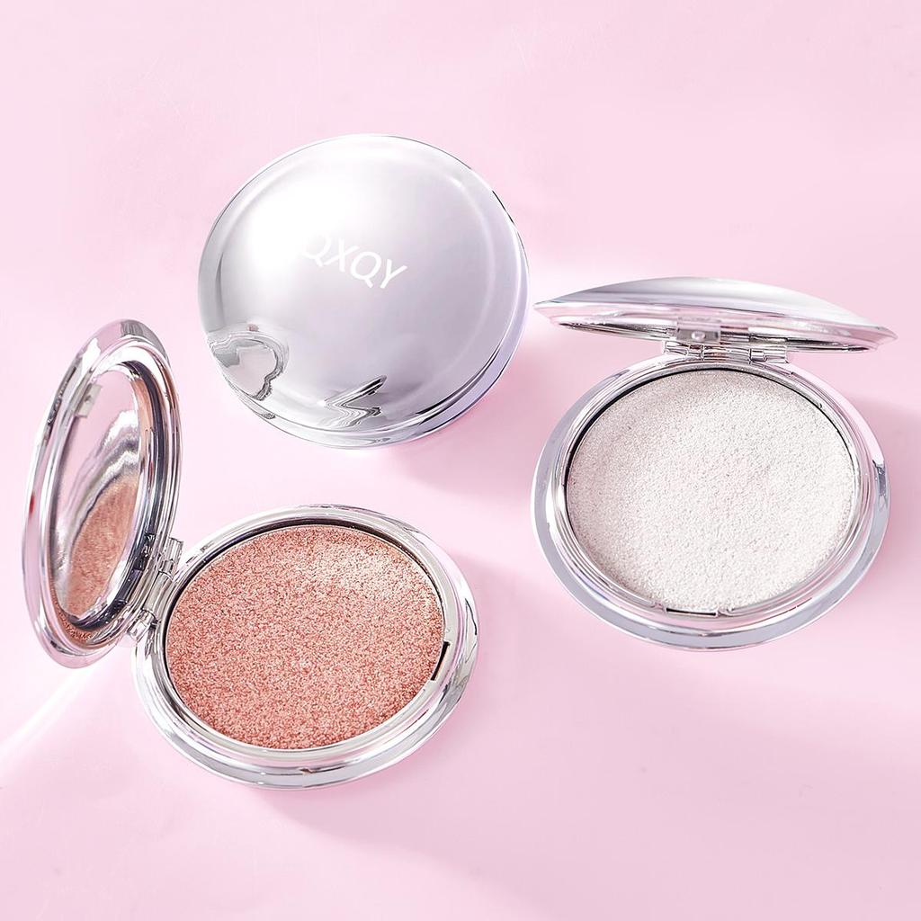 Fine Glitter Highlight Powder Delicate Monochrome Pearlescent Face Brightening Shimmer Powder Makeup