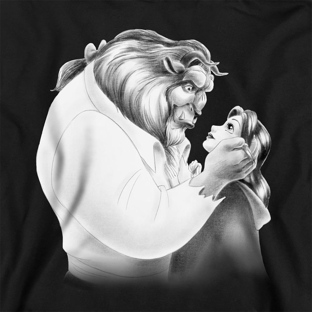 Beauty And The Beast Childrens/Kids Belle Beast Sketch Hoodie