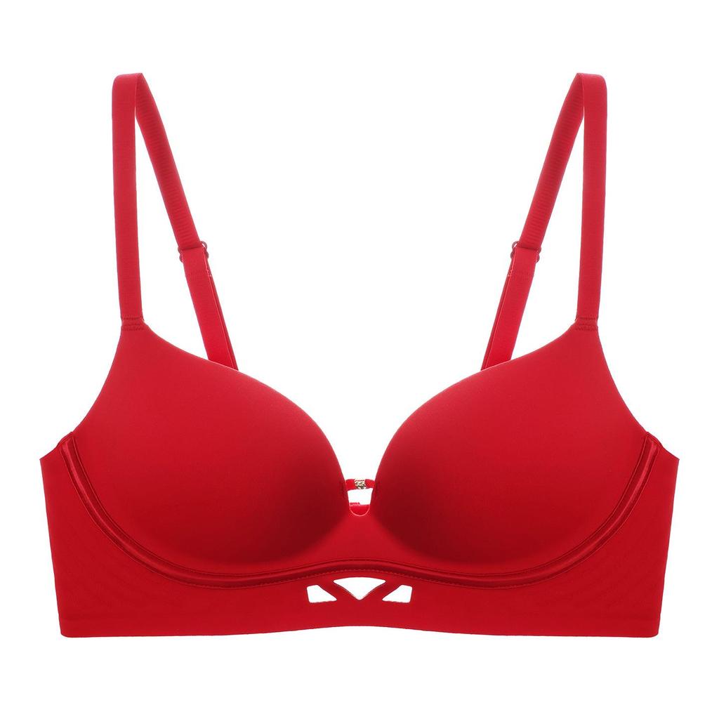 Sexy Hollow Women’s Padded Lingerie Bra - Wireless, Comfortable, Enhances Bust, Beautiful Back Design